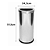 Lixeira Aço Inox Com Aro Meia Lua 22 Litros - Imagem 3