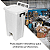 Lixeira Pedal Quadrada Jsn 100 Litros Branca Ref: P100SB - Imagem 5