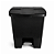 Lixeira Pedal Quadrada Jsn 30 Litros Preta - Imagem 1