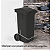 Coletor Contêiner Jsn com Roda e Pedal Frontal 120 Litros Preto Ref: C120PP - Imagem 2