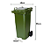 Coletor Contêiner Jsn com Roda 120 Litros Verde Ref: C120V - Imagem 5