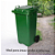 Coletor Contêiner Jsn com Roda 120 Litros Verde Ref: C120V - Imagem 2
