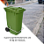 Coletor Contêiner Jsn com Roda e Pedal Frontal 240 Litros Verde Ref: C240PVD - Imagem 2