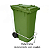 Coletor Contêiner Jsn com Roda e Pedal Frontal 240 Litros Verde Ref: C240PVD - Imagem 3