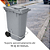 Coletor Contêiner Jsn com Roda e Pedal Frontal 240 Litros Cinza Ref: C240PC - Imagem 2