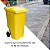 Coletor Contêiner Jsn com Roda 240 Litros Amarelo Ref: C240AM - Imagem 4
