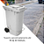 Coletor Contêiner Jsn com Roda e Pedal Frontal 240 Litros Branco Ref: C240PB - Imagem 2