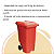 Coletor Contêiner Jsn com Roda 240 Litros Vermelho Ref: C240V - Imagem 6
