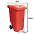 Coletor Contêiner Jsn com Roda 240 Litros Vermelho Ref: C240V - Imagem 5
