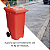 Coletor Contêiner Jsn com Roda 240 Litros Vermelho Ref: C240V - Imagem 4