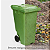 Coletor Contêiner Jsn com Roda 240 Litros Verde Ref: C240VD - Imagem 2