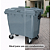 Carro Cuba Container Jsn 660 Litros Cinza Ref: C660C - Imagem 2