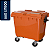 Carro Cuba Container Jsn 660 Litros Laranja Ref: C660LJ - Imagem 1
