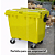 Carro Cuba Container Jsn 660 Litros Amarelo Ref: C660AM - Imagem 2