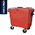 Carro Cuba Container Jsn 1000 Litros Vermelho Ref: C1000L - Imagem 1