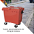 Carro Cuba Container Jsn 1000 Litros Vermelho Ref: C1000L - Imagem 4