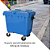 Carro Cuba Container Jsn 1000 Litros Azul Ref: C1000A - Imagem 4