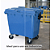 Carro Cuba Container Jsn 1000 Litros Azul Ref: C1000A - Imagem 2