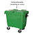 Carro Cuba Container Jsn 1000 Litros Verde Ref: C1000VD - Imagem 3
