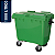 Carro Cuba Container Jsn 1000 Litros Verde Ref: C1000VD - Imagem 1