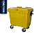 Carro Cuba Container Jsn 1000 Litros Amarelo Ref: C1000AM - Imagem 1