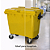 Carro Cuba Container Jsn 1000 Litros Amarelo Ref: C1000AM - Imagem 2