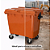 Carro Cuba Container Jsn 1000 Litros Laranja Ref: C1000LJ - Imagem 2