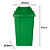 Lixeira Basculante Vai-vem Jsn 25 Litros Verde Ref: Q25VD - Imagem 4