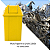 Lixeira Basculante Vai-vem Jsn 60 Litros Amarela Ref: Q60AM - Imagem 5