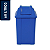 Lixeira Basculante Vai-vem Jsn 60 Litros Azul Ref: Q60A - Imagem 1