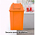Lixeira Basculante Vai-vem Jsn 60 Litros Laranja Ref: Q60L - Imagem 2