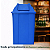 Lixeira Basculante Vai-vem Jsn 100 Litros Azul Ref: Q100A - Imagem 2