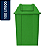 Lixeira Basculante Vai-vem Jsn 100 Litros Verde Ref: Q100VD - Imagem 1