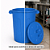 Lixeira Plástica Redonda Jsn 60 Litros Azul Ref: CR60A - Imagem 2