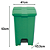 Lixeira Pedal Quadrada Jsn 60 Litros Verde Ref: P60VD - Imagem 4