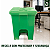 Lixeira Pedal Quadrada Jsn 15 Litros Verde Ref: P15VD - Imagem 2