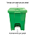 Lixeira Pedal Quadrada Jsn 15 Litros Verde Ref: P15VD - Imagem 3