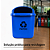 Coletor Seletivo Azul Jsn 40 Litros Sem Poste Ref: ST3a - Imagem 2
