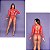 Body com Manga Vermelho e Preto - YAFFA - Imagem 2