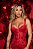 Espartilho Caliente cor Vermelho - Imagem 1