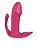 Vibrador 2 em 1 com Triplo Estimulo e Controle Remoto cor Rosa - Imagem 1