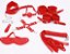 Kit de Bondage Completo cor Vermelha - Imagem 4