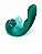 Vibrador Angel Sugador de Clítoris cor Verde - Imagem 1
