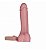 Prótese com Vibro Externo Ventosa Escroto  16x4 cm - Imagem 1