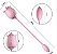 Vibrador Estimulador de Clitóris em Formato de Língua e Bullet cor Rosa - Imagem 2