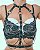 Harness em Couro Sintético com Corrente - Imagem 1