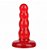 Plug Bubble de Silicone Vermelho 12,5x3cm - Imagem 1