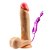 Prótese Realista Vibrador com Ventosa e Escroto 20,5x4,2cm - Imagem 2