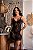 Camisola Preta em Tule e Renda - Imagem 3
