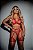 Conjunto Sensual com Cinta liga  cor Vermelho - Imagem 3